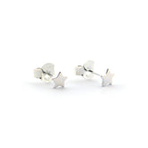 ESTELA - silver star earrings